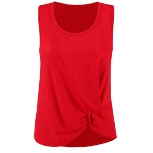 Cabi Knotty Tank Style 5757 Red Sz L
